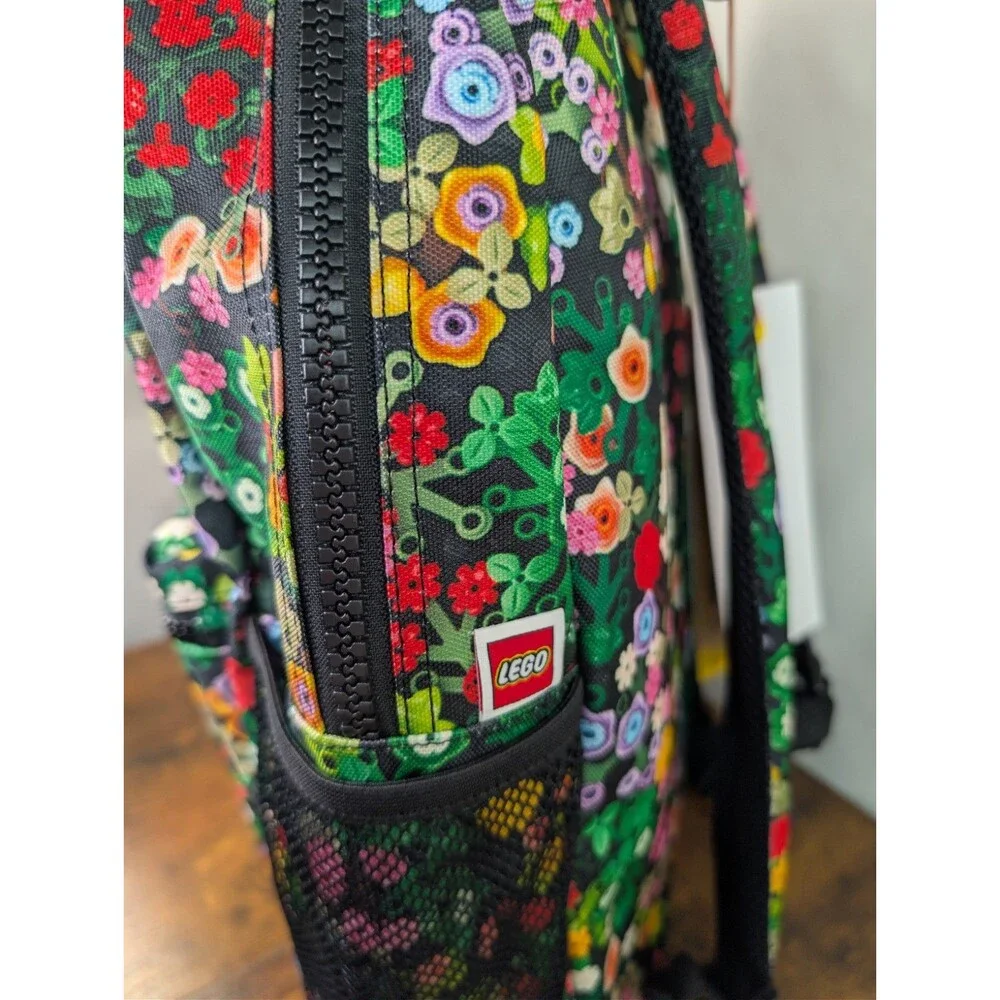 LEGO Herschel Heritage Youth Backpack Scavenger Hunt Meadow Floral NWT